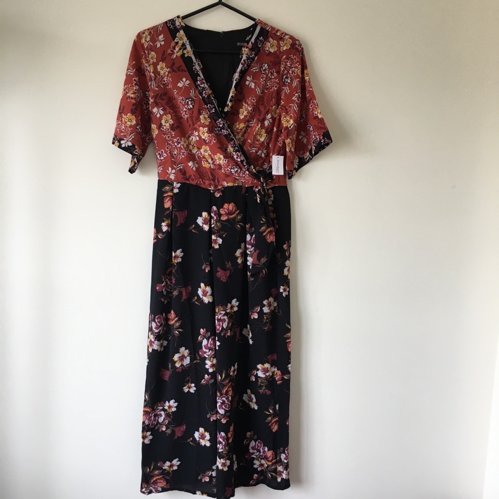 Roz & Ali Floral Jumpsuit